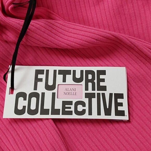 Women's Cross Waist Rib-Knit Midi Skirt | Future Collective | Small - Picture 9 of 12